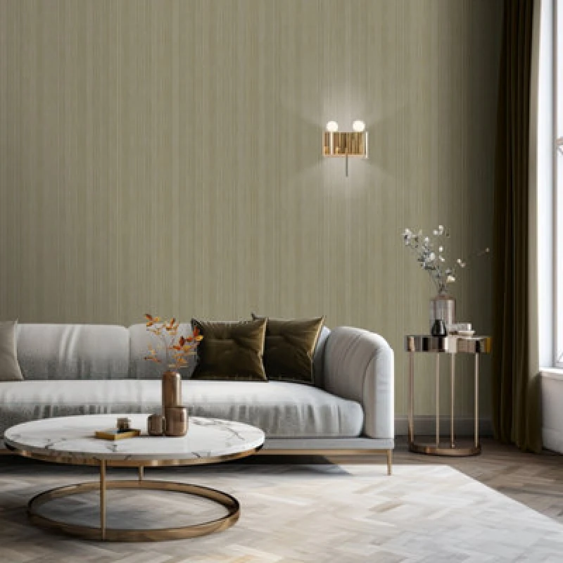 Image of Muriva Venezia Stripe Gold Heavy Weight Vinyl
