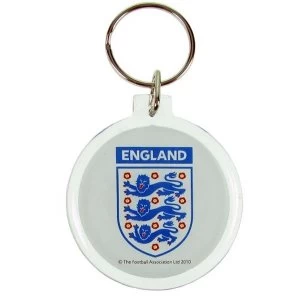 Image of England FA Acrylic Crest Keyring