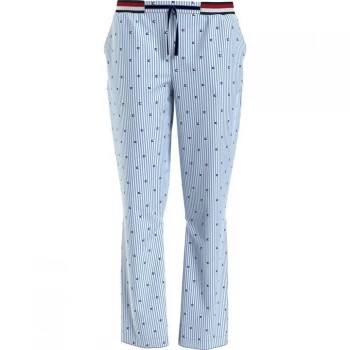 Image of Tommy Bodywear Embroidered Pyjama Bottoms - Ithica Stripes