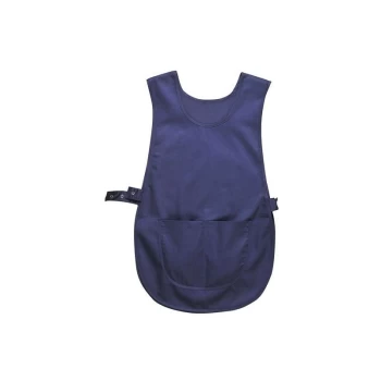Image of S843 Navy Tabard with Front Pocket (L) - Portwest