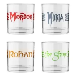 Image of Lord of the Rings Shotglass 4-Pack