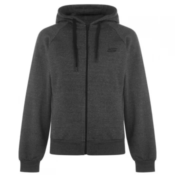 Image of Skechers Rib Zip Hoodie - Charcoal Marl