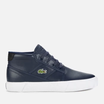 Image of Lacoste Mens Gripshot Chukka 03211 Leather Boots - Navy - UK 8