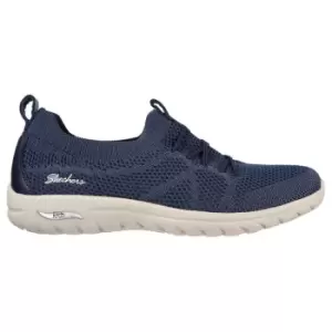 Image of Skechers Arch Fit Flex Womens Trainers - Blue