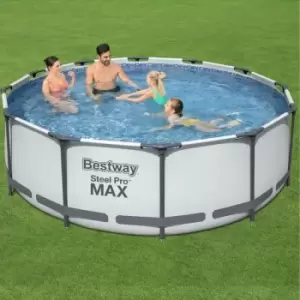 Image of Bestway 12ft x 39.5" Steel Pro MAX Frame Pool Set
