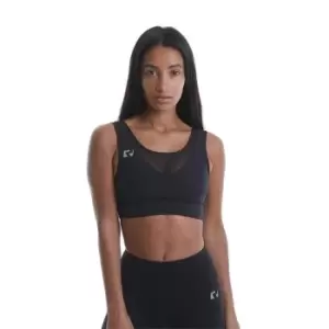 Image of Ript Mesh Crop Top Ladies - Black
