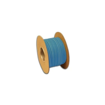 Image of Cable Sleeving Reel, PVC Solid, 100M X 4MM Diameter - Blue - Hellermanntyton