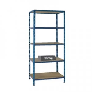 Image of Slingsby Medium Duty Bays Shelf Size 1200x400mm Blue 379625