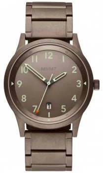 Image of MVMT Field Ion-Plated Steel Strap Grey Dial 28000020-D Watch