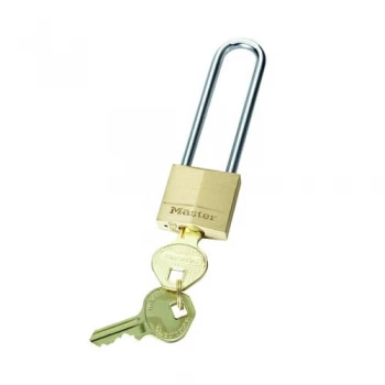 Image of Master Lock 30mm Solid Brass Padlock 64mm Shackle 130EURDLJ