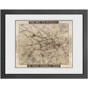 Image of Transport For London Way to Wembley Print