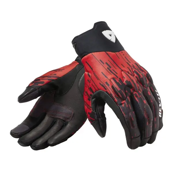 Image of REV'IT! Spectrum Gloves Black Neon Red Size M