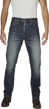 Image of Rokker Rokkertech Straight Motorcycle Jeans, blue, Size 31, blue, Size 31