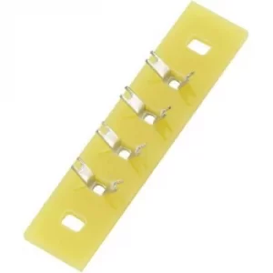 Image of TRU COMPONENTS PCB terminal strip single-row Total number of pins 4 Epoxide (L x W x H) 36 x 9 x 1.5mm