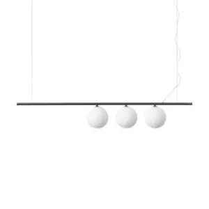 Image of PERLINE 3 Light Bar Pendant Ceiling Light Black