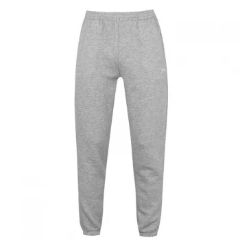 Image of Slazenger Cuffed Fleece Jogging Pants Mens - Grey Marl
