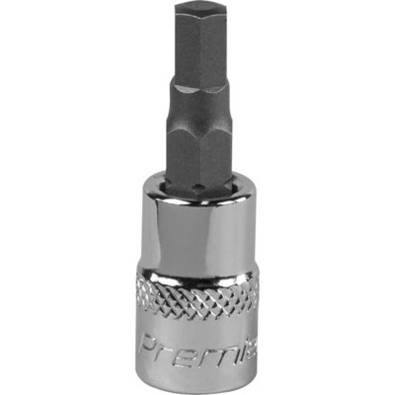 Image of Loops 5mm Forged Hex Socket Bit - 1/4" Square Drive - Chrome Vanadium Wrench Socket Multi