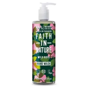 Image of Faith in Nature Wild Rose Hand Wash 400ml