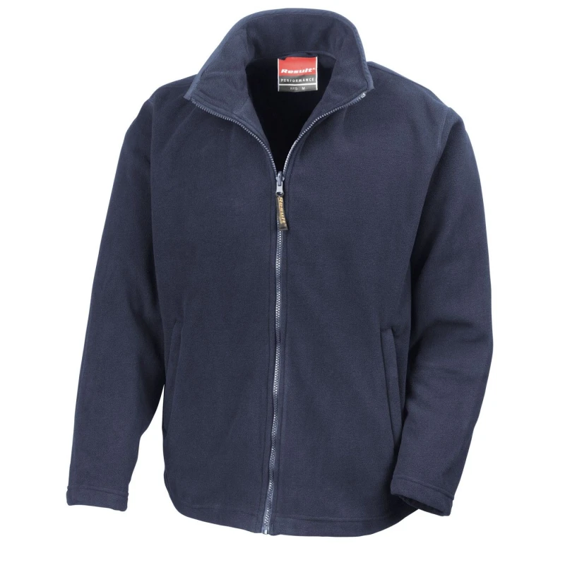 Image of Result Result Men Horizon Micro High Density Compact Fleece Jacket in Navy Size: Small Navy S Male 5063527920805