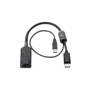 Image of HP Enterprise KVM Console USB/Display Port Interface Adapter Black KVM cable