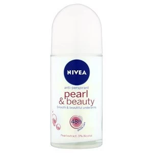 Image of Nivea Pearl and Beauty Anti-Perspirant Roll On 50ml