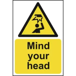 Image of Mind your head - Sign - PVC (200 x 300mm)