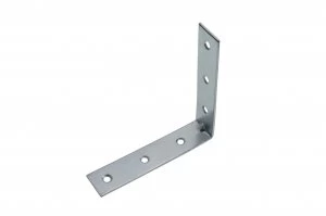 Image of Wickes 102mm Zinc Plated Angle Bracket Pack 4