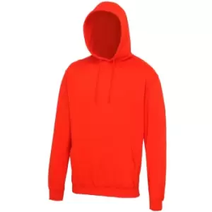 Image of Awdis Unisex College Hooded Sweatshirt / Hoodie (S) (Sunset Orange)