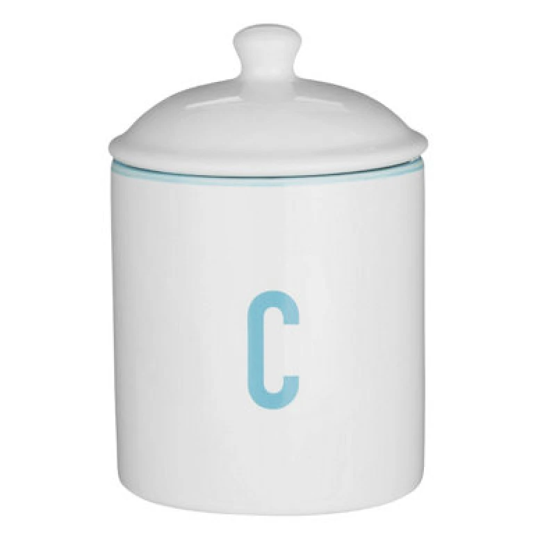 Image of Premier Housewares Interiors by Premier Homestead Coffee Canister White