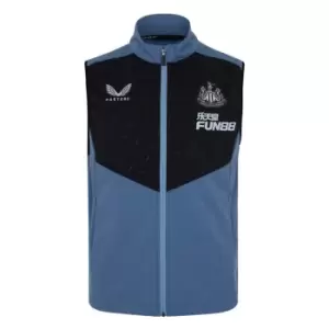 Image of Castore NUFC Gilet Mens - Blue