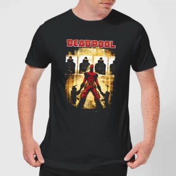 Image of Marvel Deadpool Target Practice T-Shirt - Black - 4XL - Black