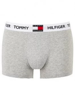 Image of Tommy Hilfiger Logo Waistband Trunks - Grey