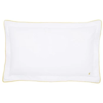 Image of Joules Good Morning Sunshine Oxford Pillowcase - CHALK