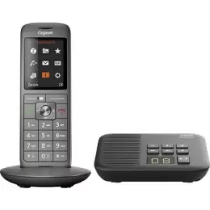 Image of Gigaset CL660A + Box 200 DECT/GAP Cordless analogue Answerphone Anthracite