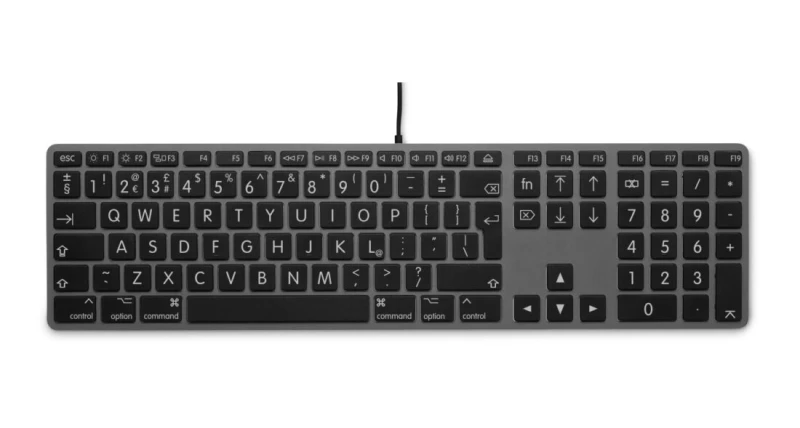 Image of LMP 24266 keyboard Universal USB QWERTY English Grey