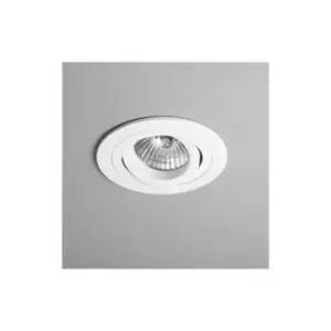 Image of Astro Taro - 1 Light Round Adjustable Recessed Ceiling Downlight White, GU10