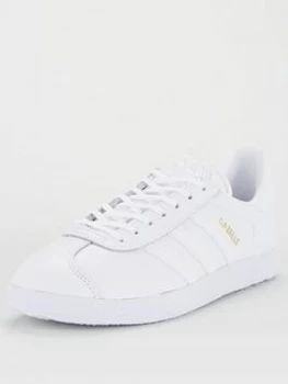 Image of adidas Originals Gazelle, White, Size 6.5, Men