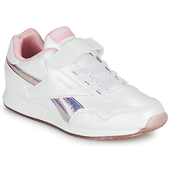 Image of Reebok Classic REEBOK ROYAL CLJOG Girls Childrens Shoes Trainers in White,1.5 kid,13.5 kid,9.5 toddler,12.5 kid