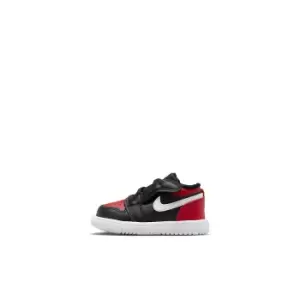 Image of jordan JORDAN 1 LOW BRED TD, BLACK/GYM RED-WHITE