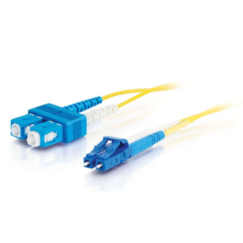 Image of C2G 85588 fibre optic cable 3m LC SC OFNR Yellow