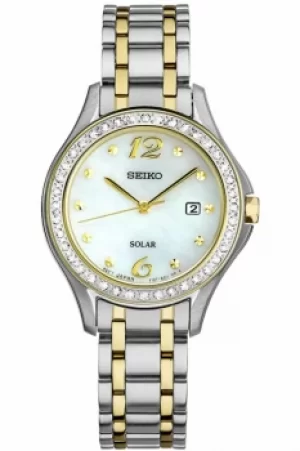 Image of Ladies Seiko Dress Solar Powered Watch SUT312P9