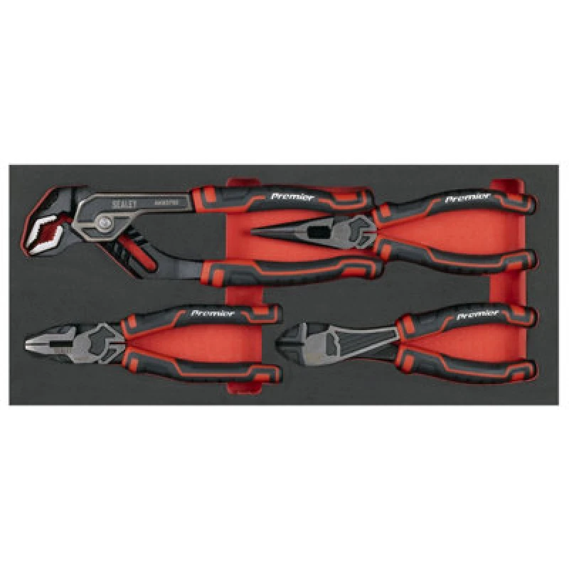 Image of Sealey Premier 4 Piece Pliers Set in Module Tray TBT56