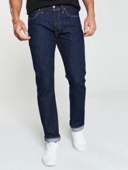 Image of Levis 501 Original Fit Jeans - Onewash, Size 36, Inside Leg L=34", Men