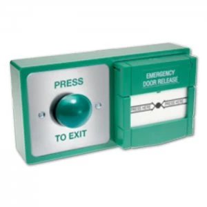 Image of Combined 2-in-1 Emergency Call Point and Exit Button