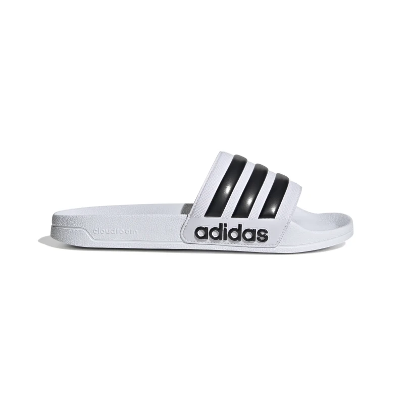 Image of adidas Adilette Shower Slides Unisex - White White 4