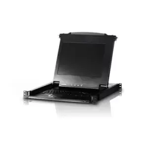 Image of ATEN 17" LCD MONITOR & Keyboard RACK MOUNTING CONSOLE - 1U