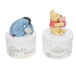 Image of Disney Magical Beginnings Tooth & Curl Boxes - Pooh & Eeyore