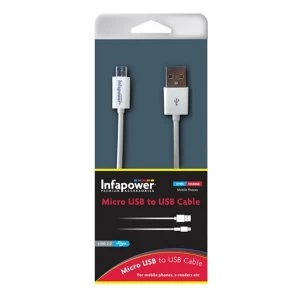 Image of P009 1M Micro USB to USB Cable - White