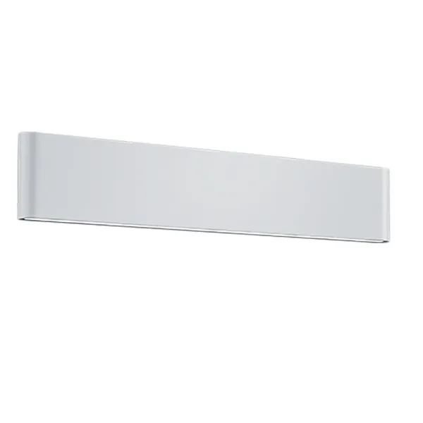 Image of Thames Ii Modern 46cm 2 Light Outdoor Up Down Wall Lamp White Matt 3000K IP54