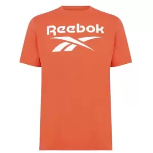 Image of Reebok Identity Big Logo T Shirt Mens - Red